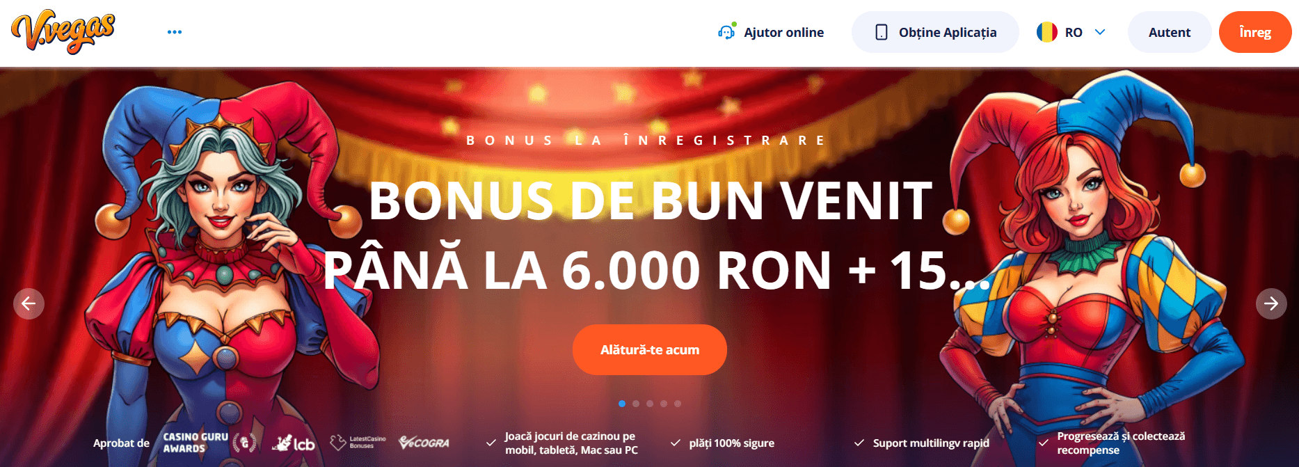 v.vegas casino online romania bonus de bun venit