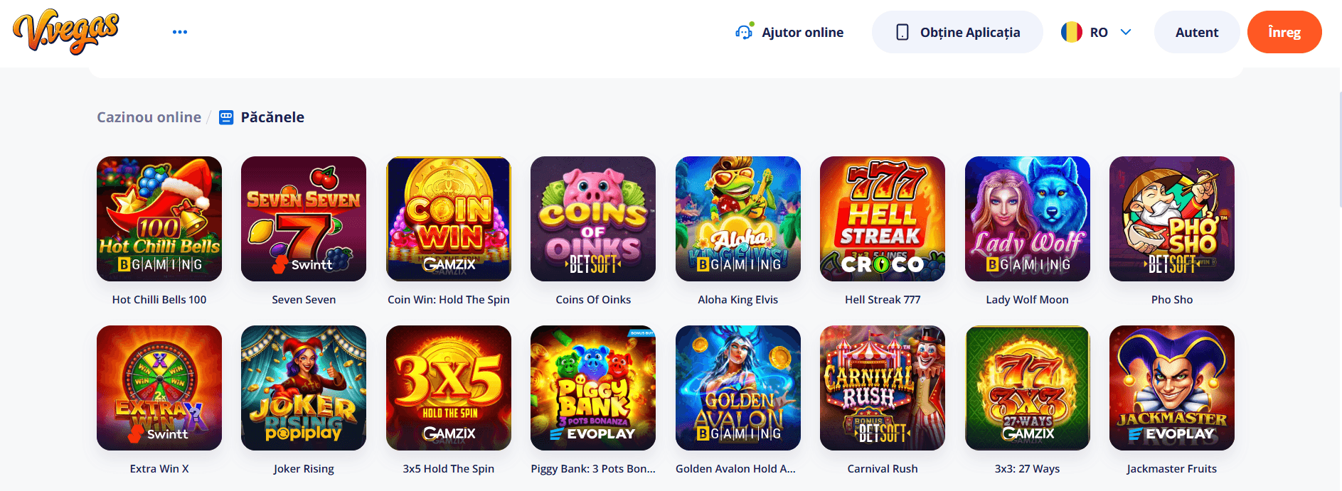 v.vegas casino online romania