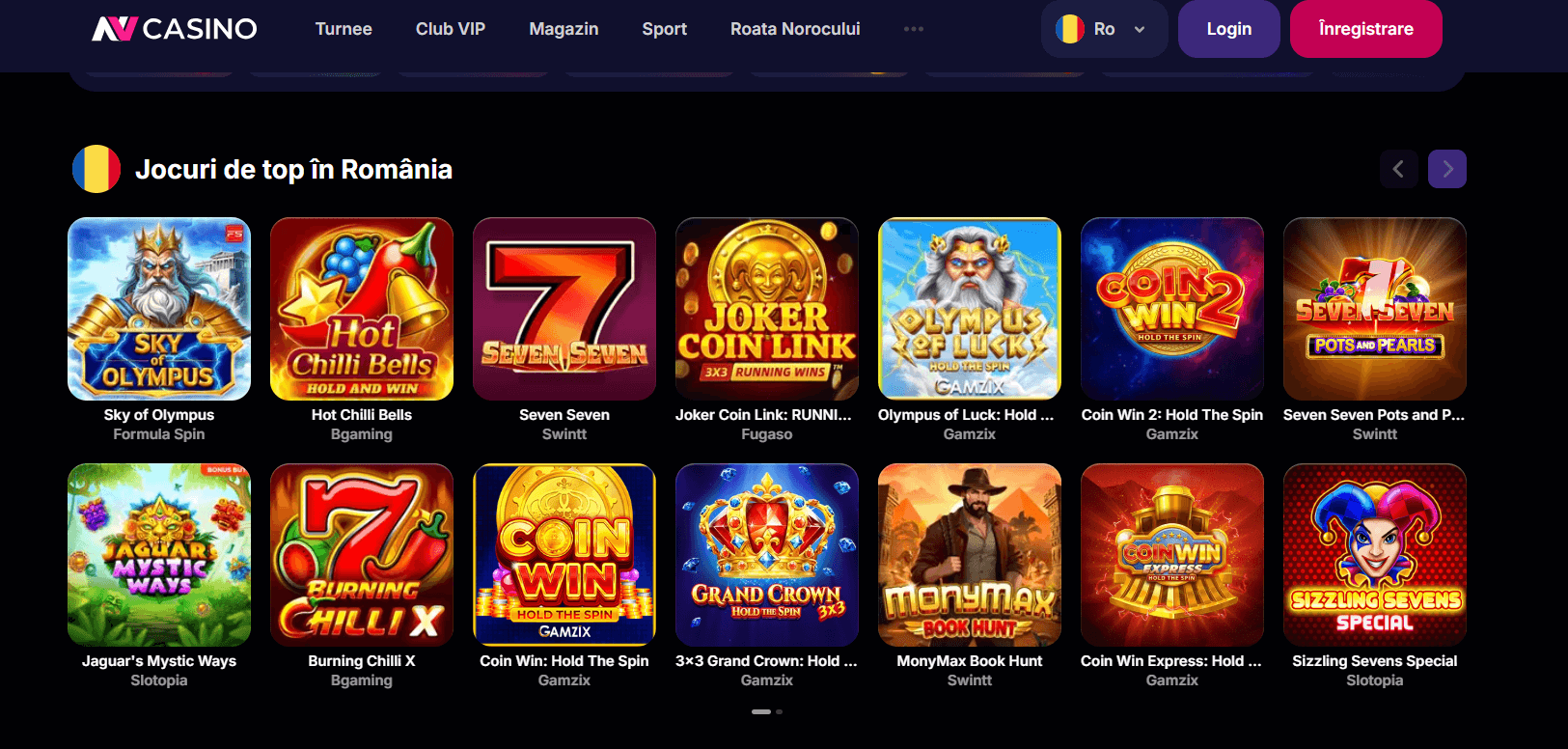 nv casino online romania