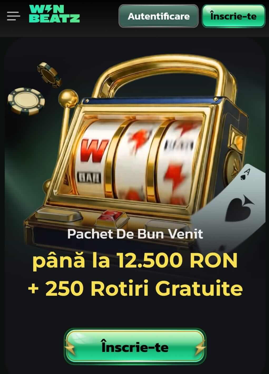 winbeatz casino online romania bonus de bun venit