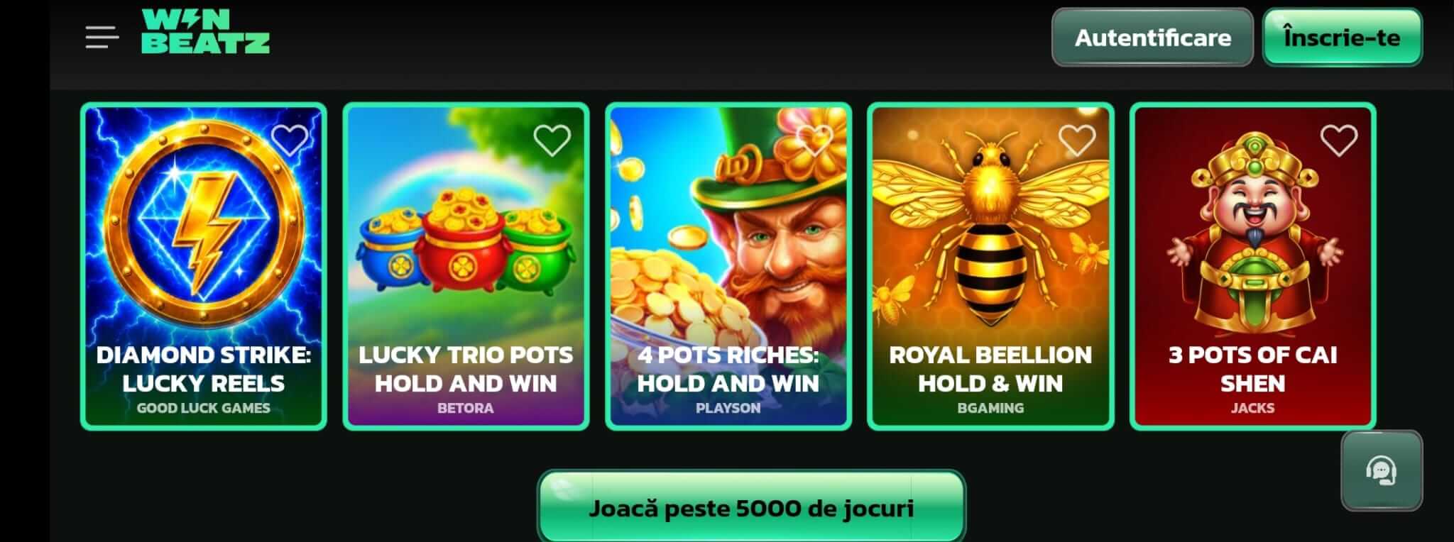 winbeatz casino online romania
